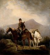 William Ranney Encamped in the Wilds of Kentucky oil painting reproduction